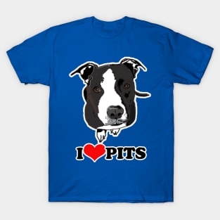 I Love Pit Bulls T-Shirt